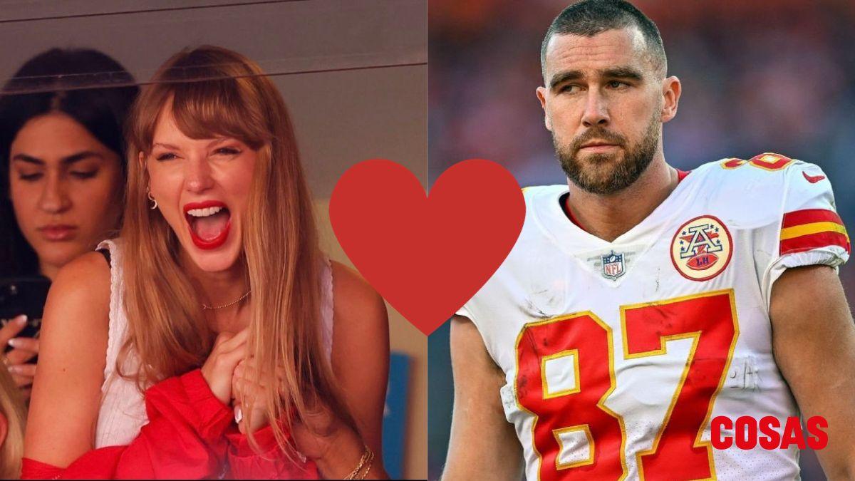 Taylor Swift y Travis Kelce aparentemente están saliendo. | Foto: X