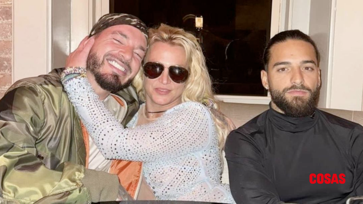 Britney Spears pasa la noche con Maluma y J Balvin