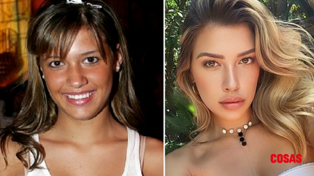 Cambio de Michelle Salas antes y después