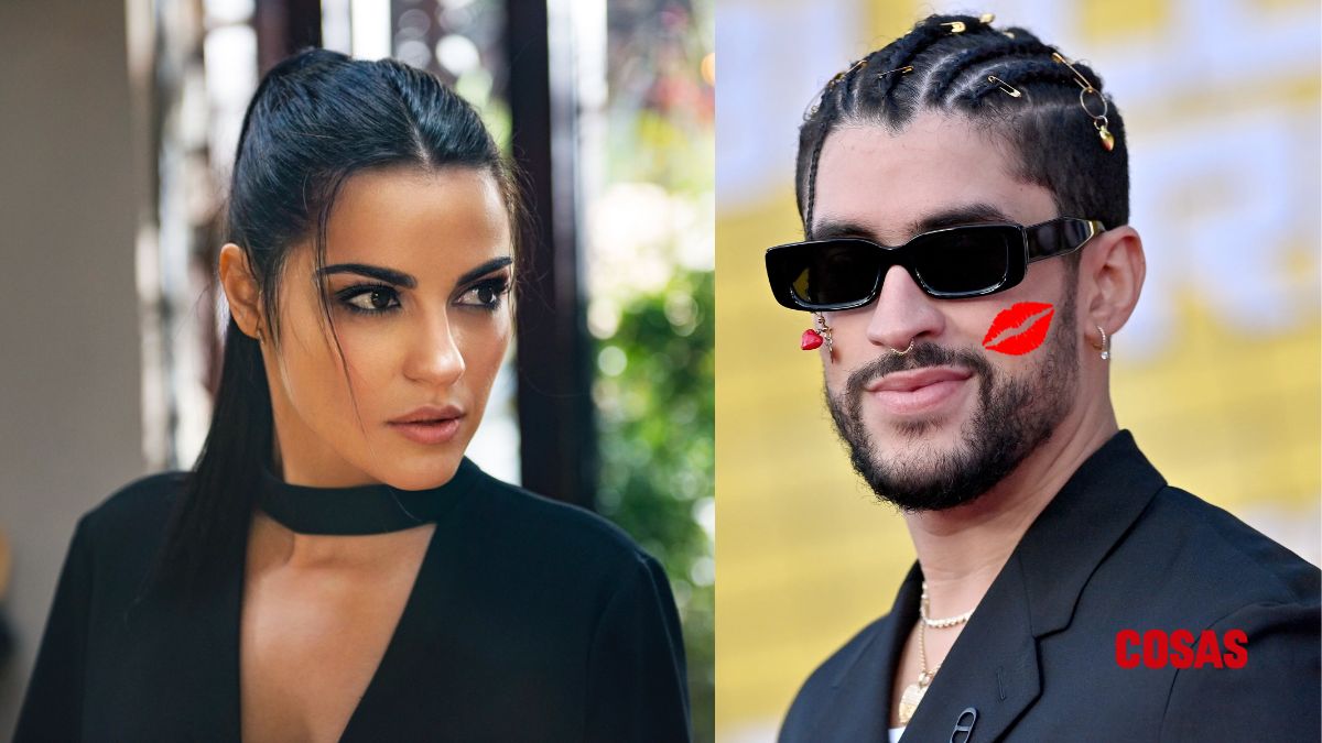 Maite Perroni beso a Bad Bunny