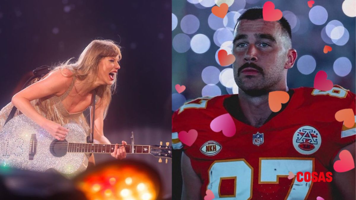 Taylor swift besa al final de su concierto a Travis Kelce