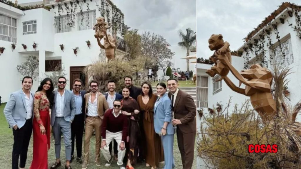Carlos Rivera junto con Cynthia Rodríguez celebran el Bautizo de su hijo León