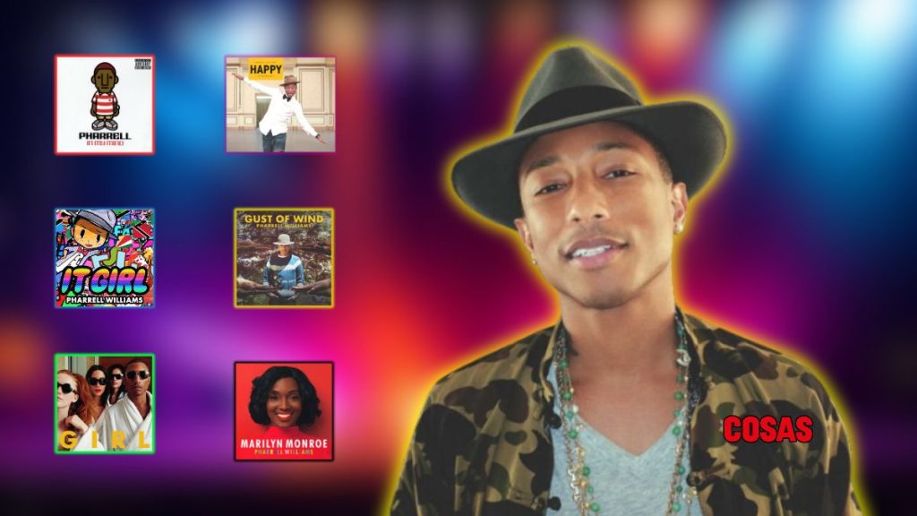 Descubre cuales son sus mejores éxitos musicales de Pharrell Williams