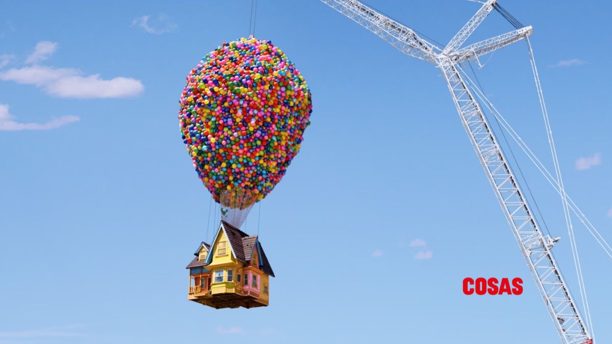 Airbnb recrea la famosa casa de globos de la película Up