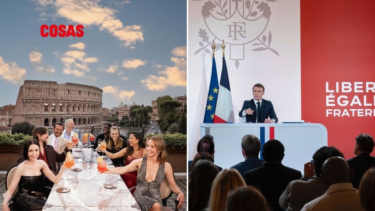 El presidente de Francia se opone a la posible mudanza de la serie Emily en París a Roma en su próxima temporada.