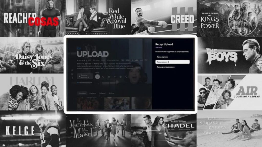 Amazon Prime Video lanza X-Ray Recaps, resúmenes personalizados con IA para retomar series sin spoilers, disponible en Fire TV.