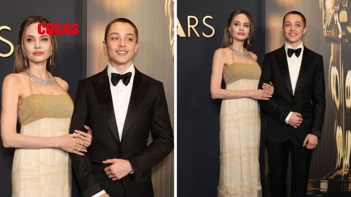 Angelina Jolie y su hijo Knox sorprendieron al público en los Governors Awards 2024, destacando por su elegancia y discreción.