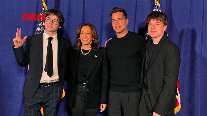 Ricky Martin apoya a Kamala Harris en su campaña y llama a los latinos a votar en medio de tensiones políticas.