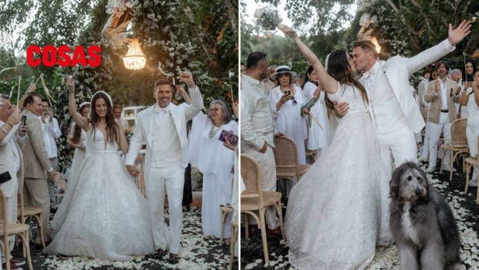 La boda de Julián Gil y Valeria Marín en Puerto Rico fue una íntima ceremonia con detalles culturales y su mascota como invitado especial.