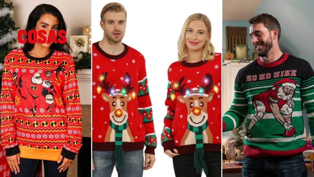 Encuentra el ugly sweater ideal para Navidad 2024 en Lefties, C&A, Pull & Bear y más, con diseños para toda la familia.