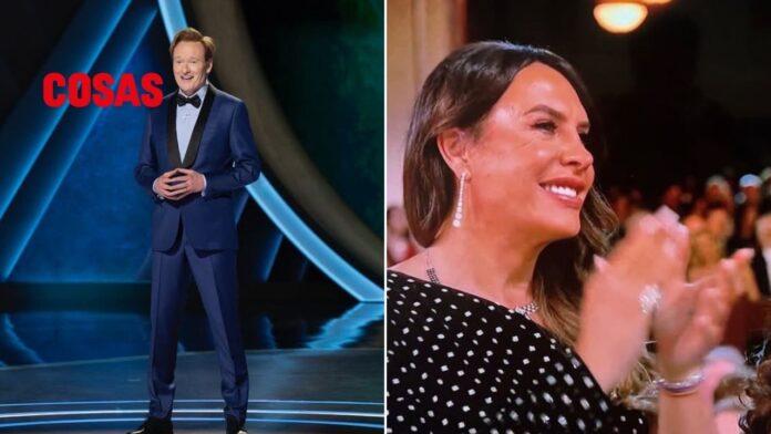 Karla Sofía Gascón responde con ironía al comentario de Conan O’Brien en los Oscar tras la polémica por sus tuits.