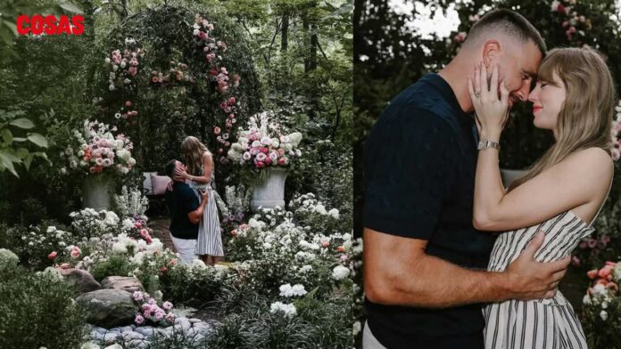 Taylor Swift y Travis Kelce se comprometen, uniendo la música y el deporte. Descubre todos los detalles sobre el anillo.